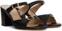 Maryam Nassir Zadeh Black Una Heeled Sandals - Thumbnail 4