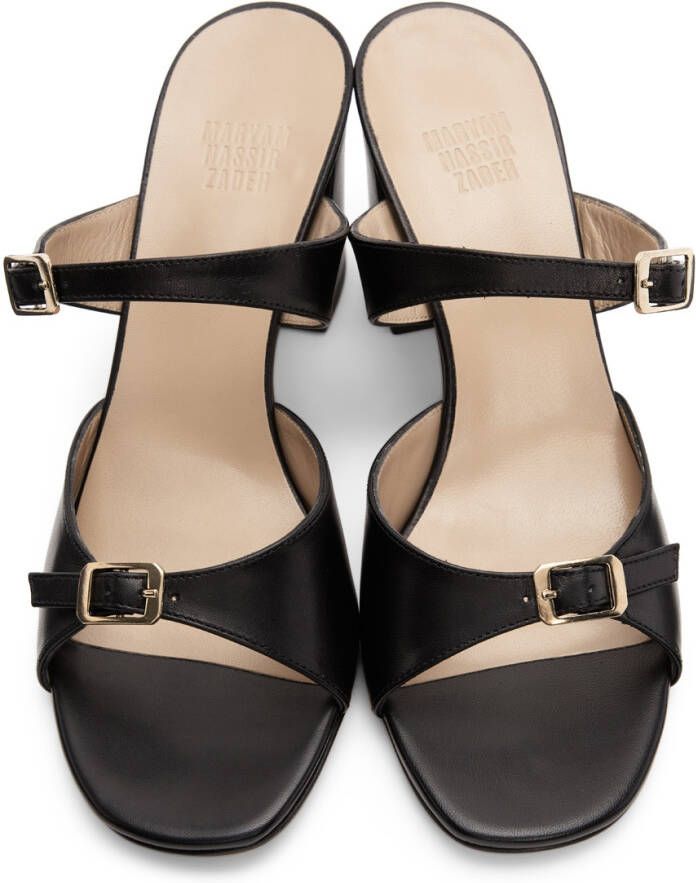 Maryam Nassir Zadeh Black Una Heeled Sandals