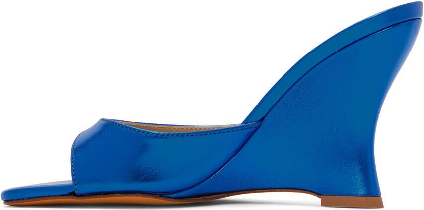 Maryam Nassir Zadeh Blue Lido Heeled Sandals