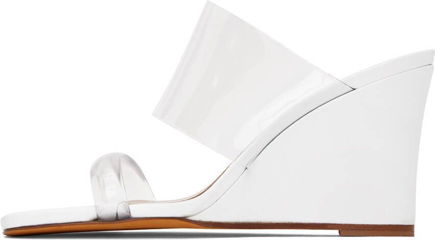 Maryam Nassir Zadeh SSENSE Exclusive White Olympia Heeled Sandals