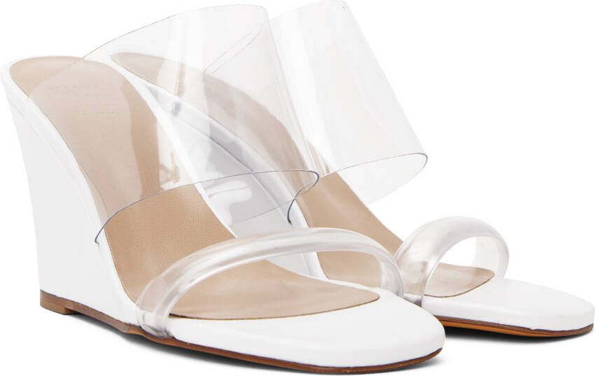 Maryam Nassir Zadeh SSENSE Exclusive White Olympia Heeled Sandals