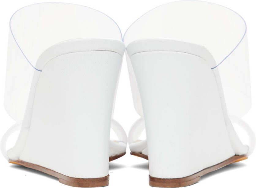 Maryam Nassir Zadeh White Olympia Heeled Sandals