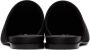 Max Mara Black Satin Slippers - Thumbnail 2