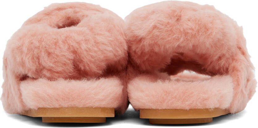 Max Mara Pink Teddy Sandals