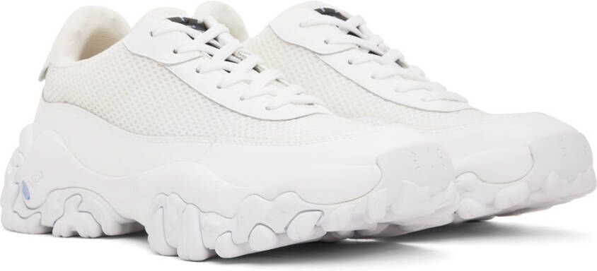 MCQ White Crimp Sneakers