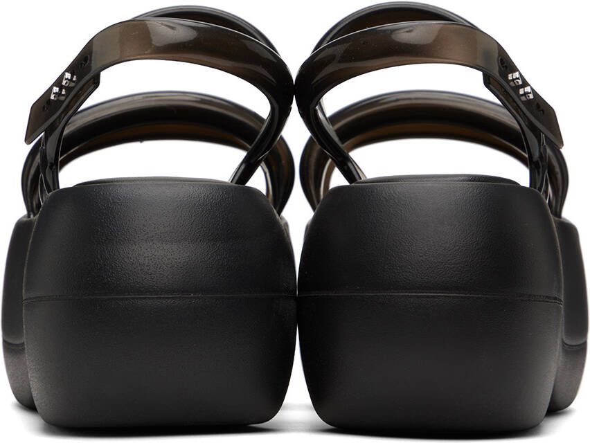 Melissa Black Airbubble Platform Sandals