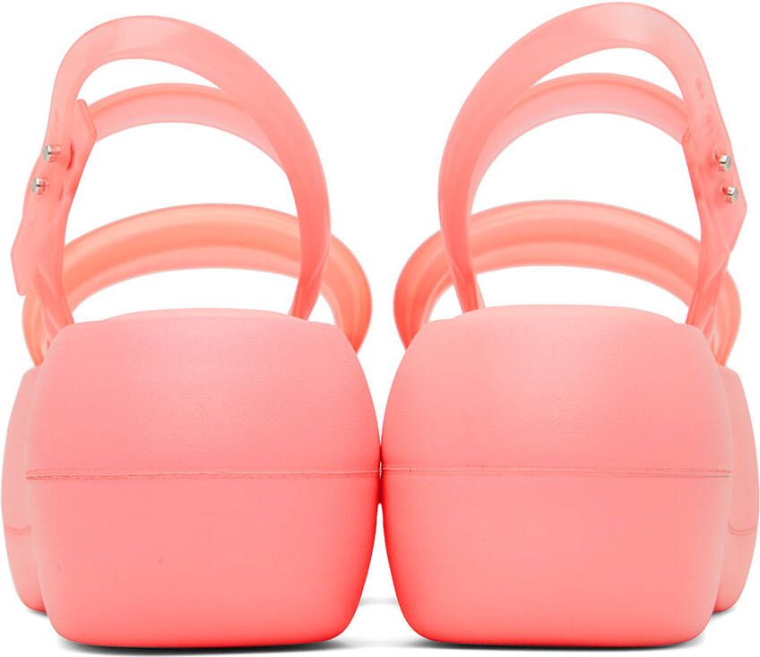 Melissa Pink Airbubble Platform Sandals