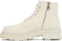 Miharayasuhiro White General Scale Past Lace-Up Boots - Thumbnail 3