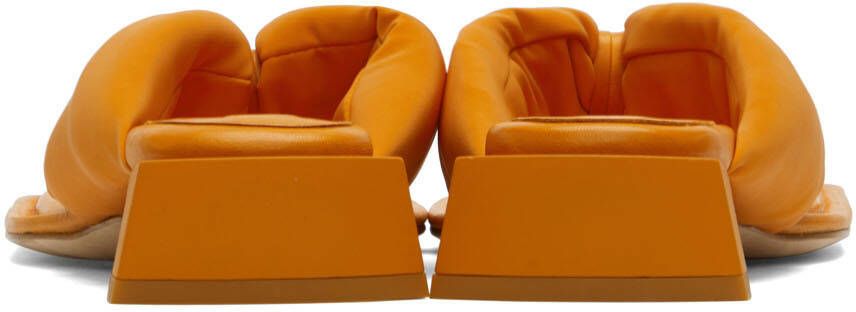 Miista Orange Anais Heeled Sandals