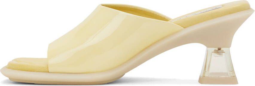 Miista Yellow Synthia Heeled Sandals