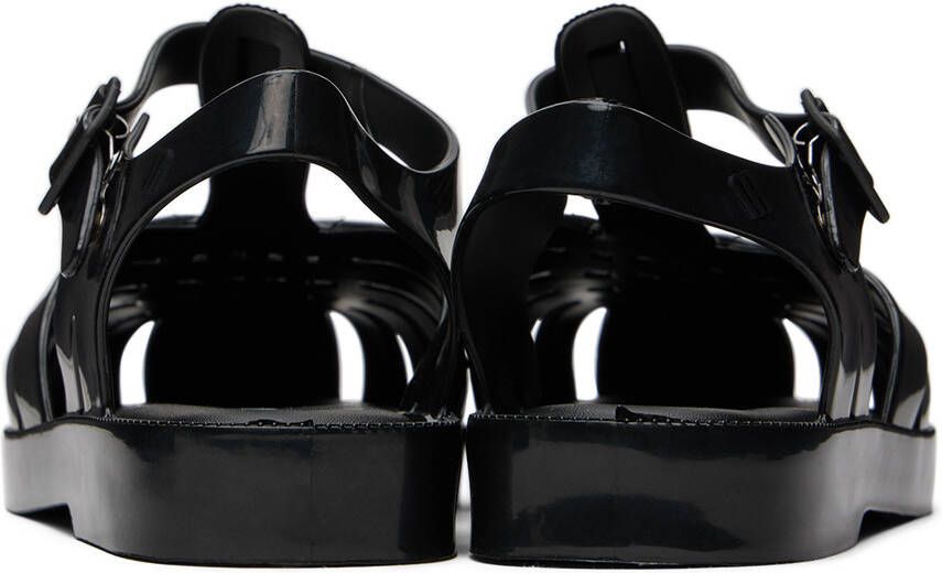 Mini Melissa Kids Black Possession Sandals