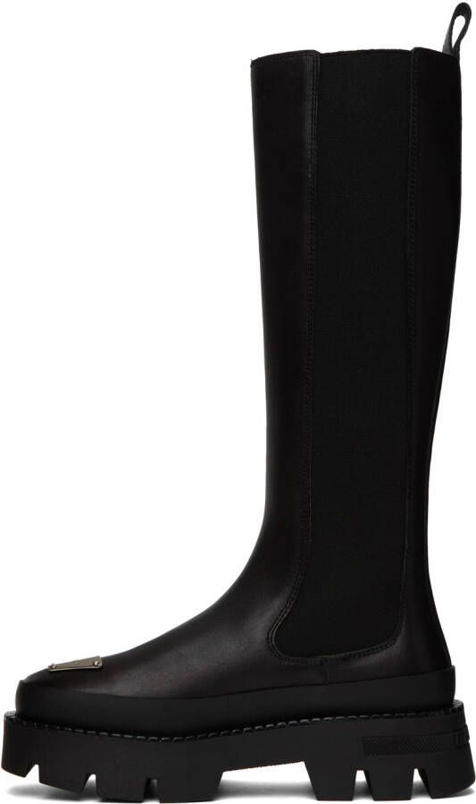MISBHV Black 'The 2000' Tall Boots
