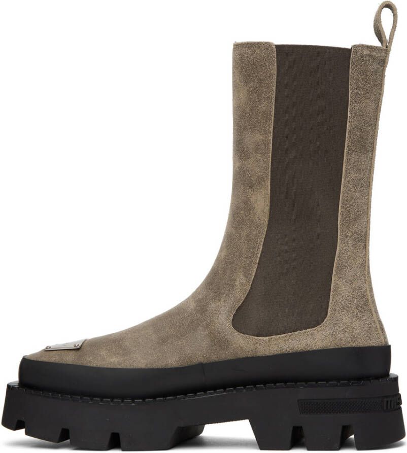 MISBHV Taupe 'The 2000' Chelsea Boots