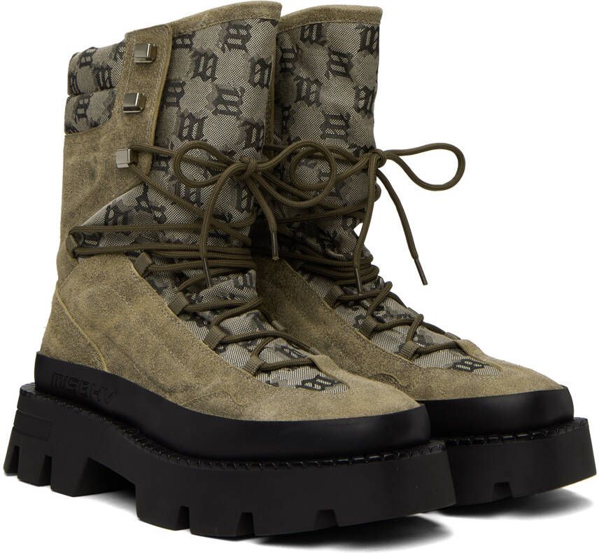 MISBHV Taupe 'The Ibiza' Combat Boots