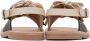 Misha & Puff Kids Black & White Lace-Up Sandals - Thumbnail 2