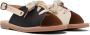 Misha & Puff Kids Black & White Lace-Up Sandals - Thumbnail 4