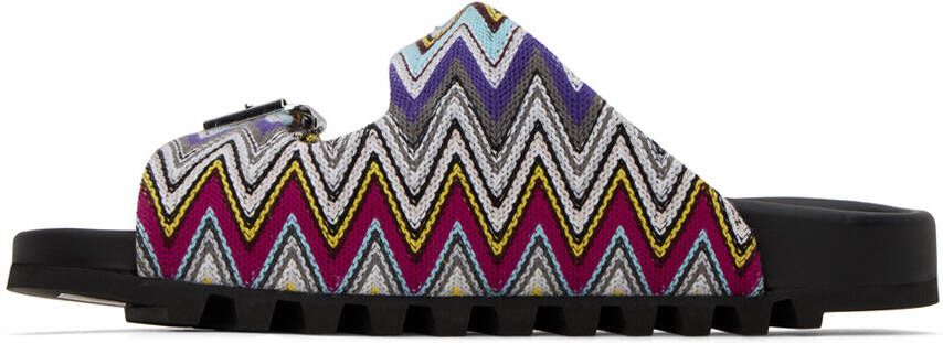 Missoni Multicolor Zig-Zag Sandals