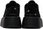 MM6 Maison Margiela Black 6 Platform Sneakers - Thumbnail 2