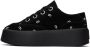 MM6 Maison Margiela Black 6 Platform Sneakers - Thumbnail 3