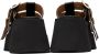 MM6 Maison Margiela Black Buckle Wedge Sandals - Thumbnail 2