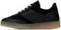 MM6 Maison Margiela Black Court Sneakers - Thumbnail 3