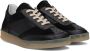 MM6 Maison Margiela Black Court Sneakers - Thumbnail 4