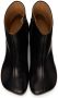 MM6 Maison Margiela Black Leather Ankle Boots - Thumbnail 5