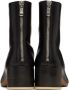 MM6 Maison Margiela Black Leather Boots - Thumbnail 2