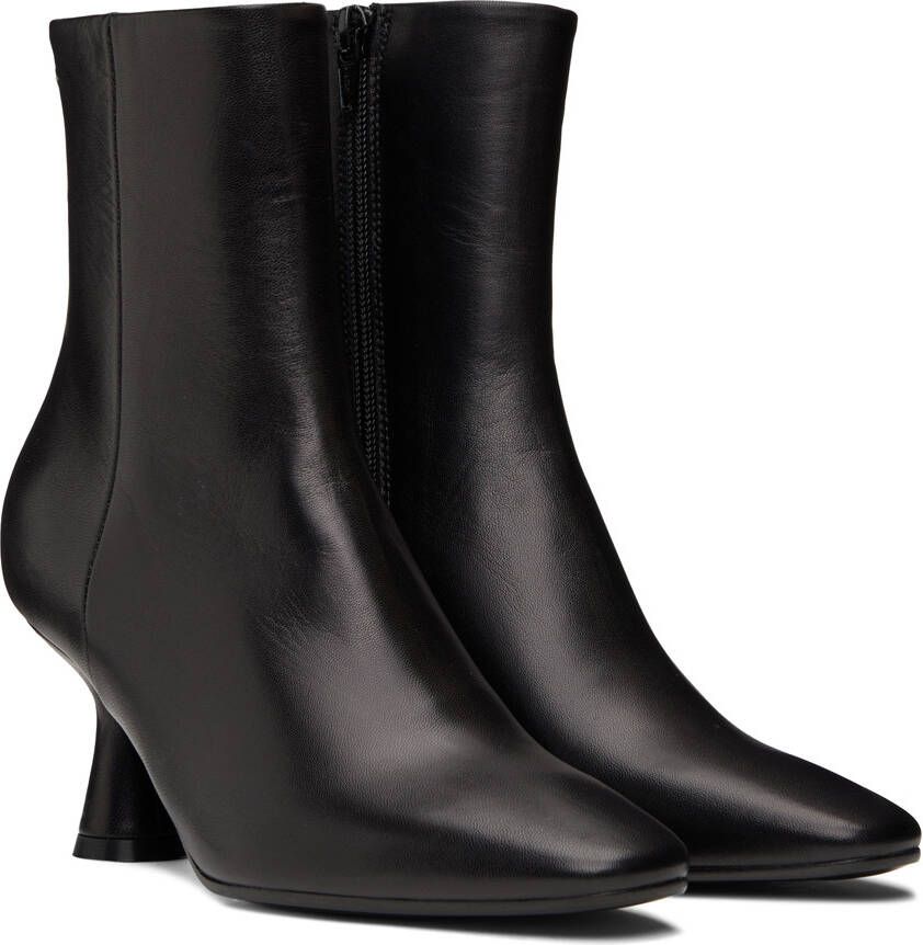MM6 Maison Margiela Black Nappa Leather Heels