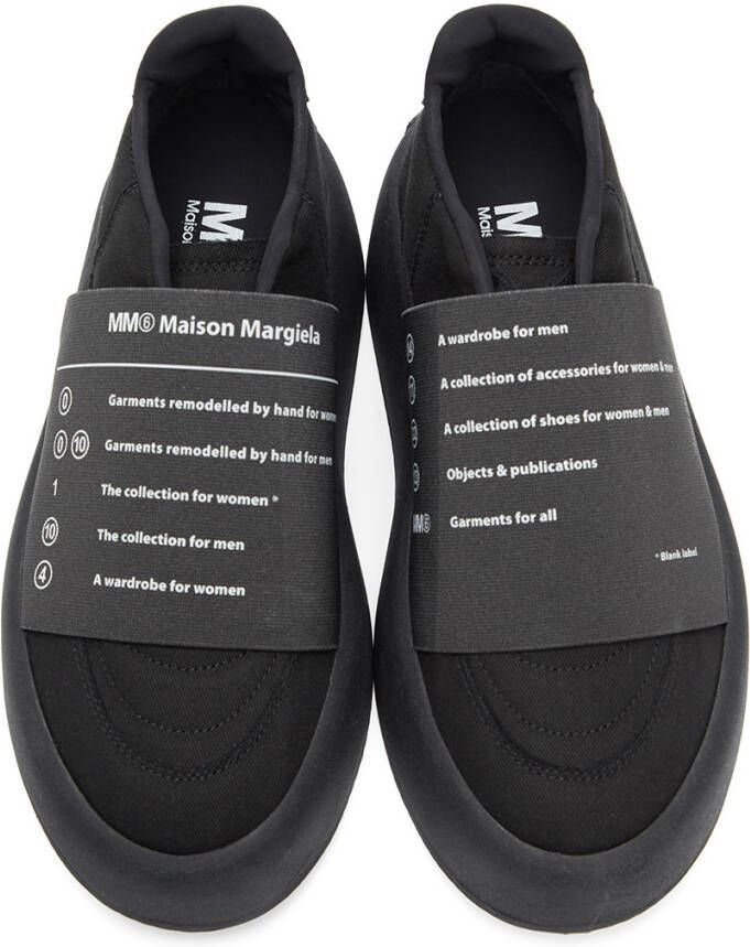 MM6 Maison Margiela Black Platform Sneakers