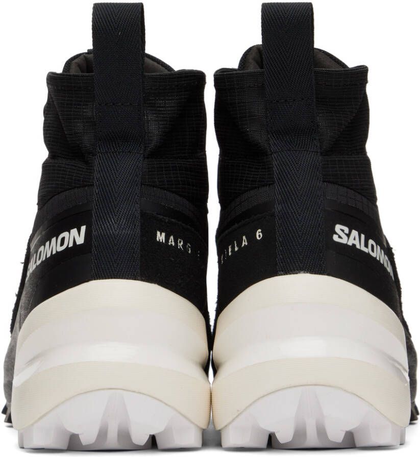 MM6 Maison Margiela Black Salomon Edition Cross High Sneakers