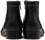 MM6 Maison Margiela Kids Black Leather Boots - Thumbnail 2