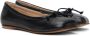 MM6 Maison Margiela Kids Black Leather Flats - Thumbnail 4