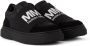 MM6 Maison Margiela Kids Black Logo Slip-On Sneakers - Thumbnail 4