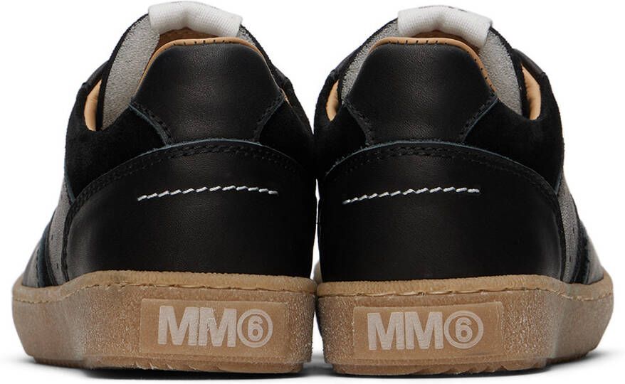MM6 Maison Margiela Kids Black Paneled Sneakers