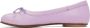 MM6 Maison Margiela Kids Purple Ballerina Flats - Thumbnail 3