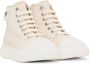 MM6 Maison Margiela Kids White Lace-Up High-Top Sneakers - Thumbnail 4