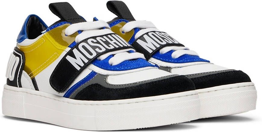 MM6 Maison Margiela Kids White Lace-Up Sneakers