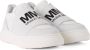 MM6 Maison Margiela Kids White Logo Slip-On Sneakers - Thumbnail 4