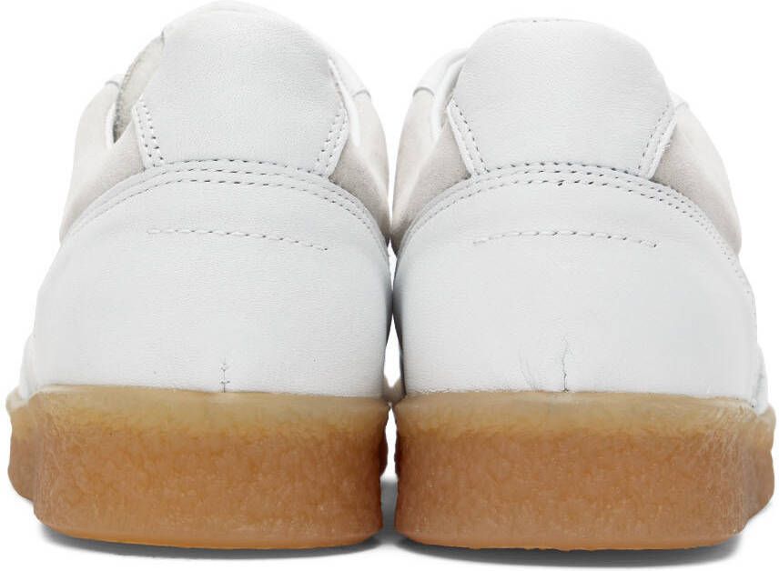 MM6 Maison Margiela Off-White 6 Court Sneakers