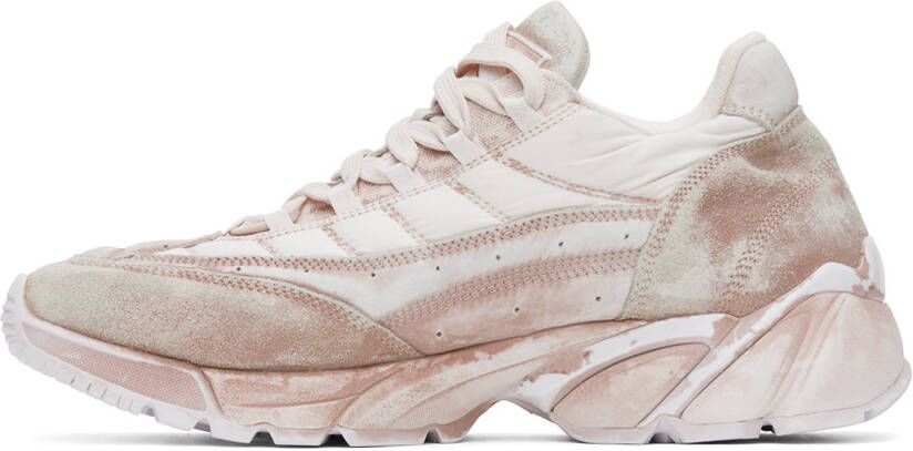 MM6 Maison Margiela Pink Distressed Sneakers