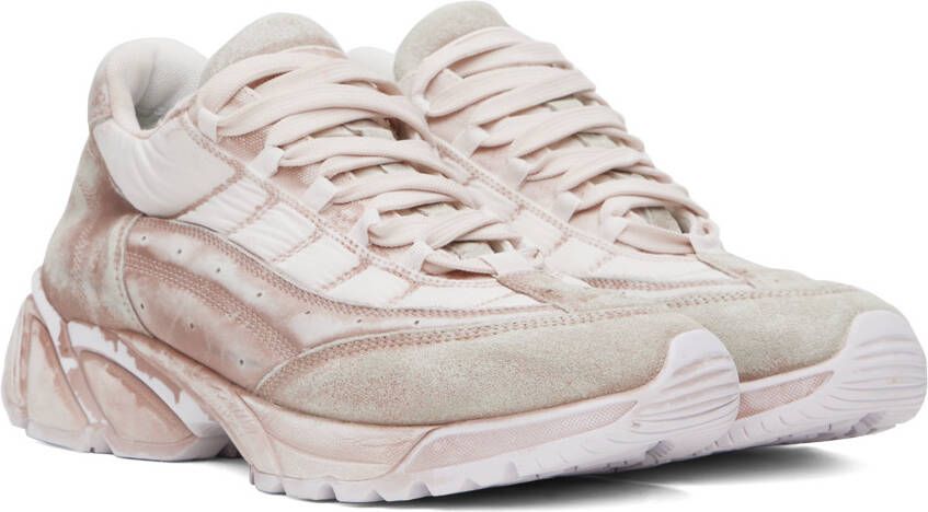MM6 Maison Margiela Pink Distressed Sneakers