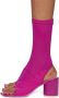 MM6 Maison Margiela Pink Sock Heels - Thumbnail 3