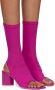 MM6 Maison Margiela Pink Sock Heels - Thumbnail 4