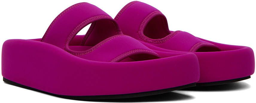 MM6 Maison Margiela Pink Sunken Sandals