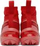 MM6 Maison Margiela Red Salomon Edition MM6 Cross High Sneakers - Thumbnail 2