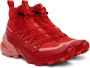 MM6 Maison Margiela Red Salomon Edition MM6 Cross High Sneakers - Thumbnail 4