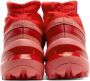 MM6 Maison Margiela Red & Pink Salomon Edition Cross Low Sneakers - Thumbnail 2