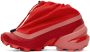 MM6 Maison Margiela Red & Pink Salomon Edition Cross Low Sneakers - Thumbnail 3