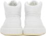 MM6 Maison Margiela White Basketball Sneakers - Thumbnail 2